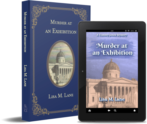 Murder at an Exhibition paperback and ebook